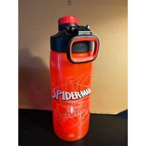Zak Designs INC. Spiderman Water Bottle W/ Spill-proof Screw On Lid And Handle